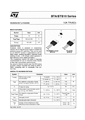 DataSheet BTB10 pdf